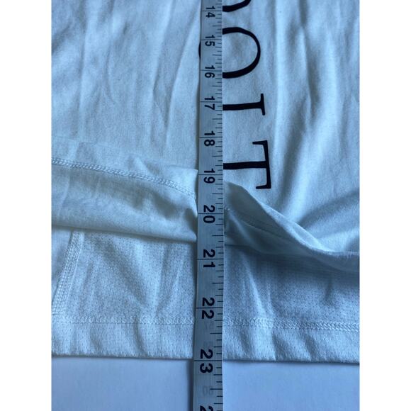 Nike Dri Fit White Just Do It Miler JDI Running Tank Top Women's Size Large - Picture 7 of 8